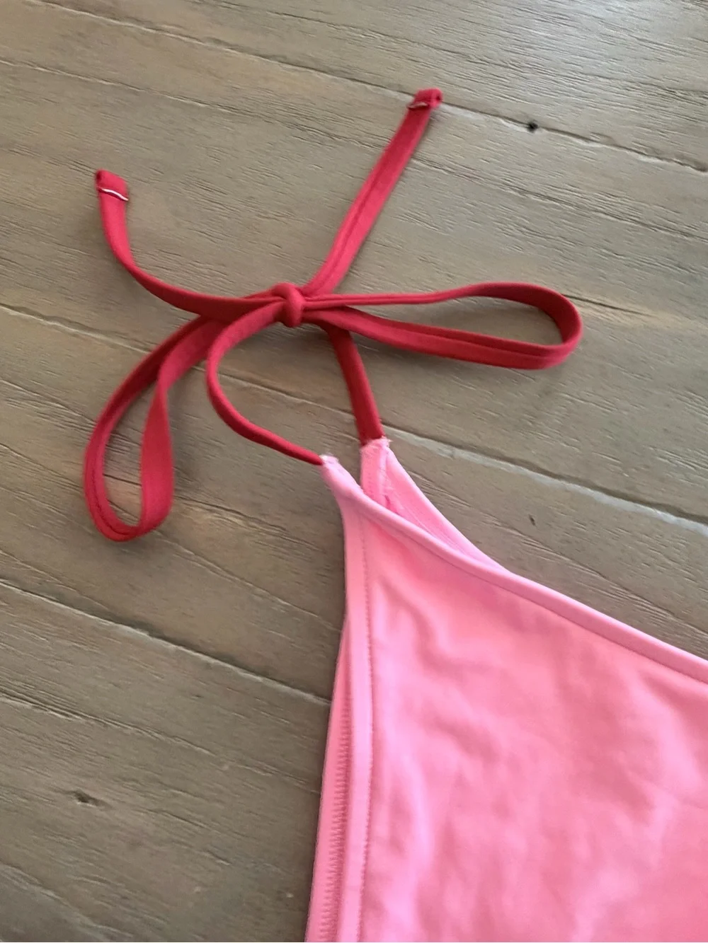 Pink Love Tie Side Frankies Bikinis Rosemary Bikini Bottom